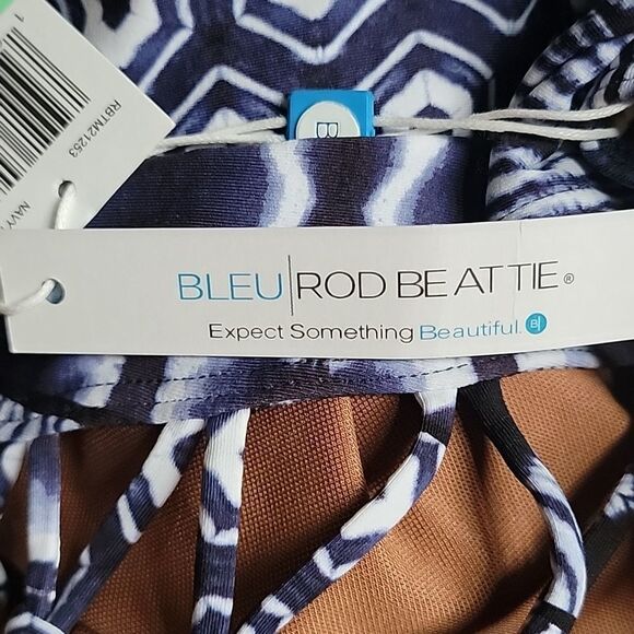 BLEU BY ROD BEATTIE Island Time One-Piece Lace up knotted Women's Swimsu… - Picture 6 of 6